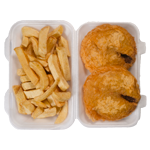 2 Pcs Battered Hamburger 