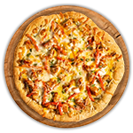 Melted Chicken Donner Pizza 