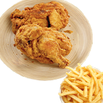 Battered 1/2 Chicken 