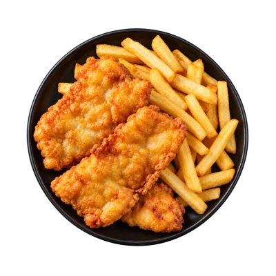 Golden Fish & Chips Served at Alis Pennywell Takeaway