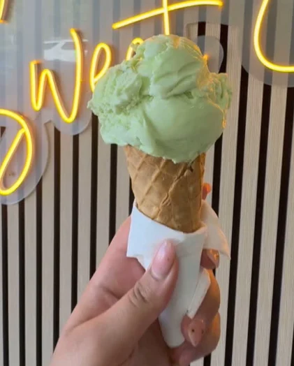 Ice cream dessert