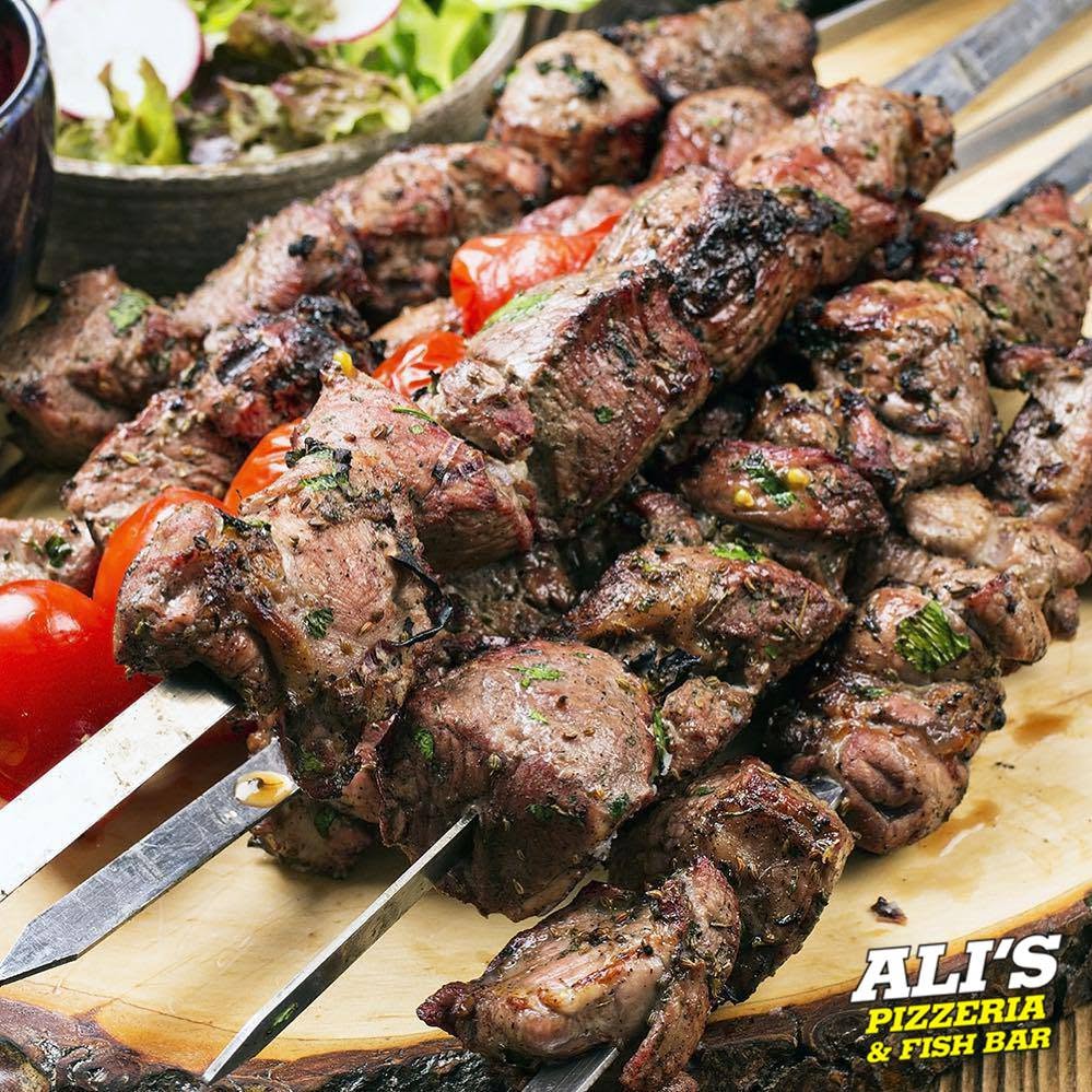 Sizzling Kebabs Served at Ali's Takeaway in Pennywell